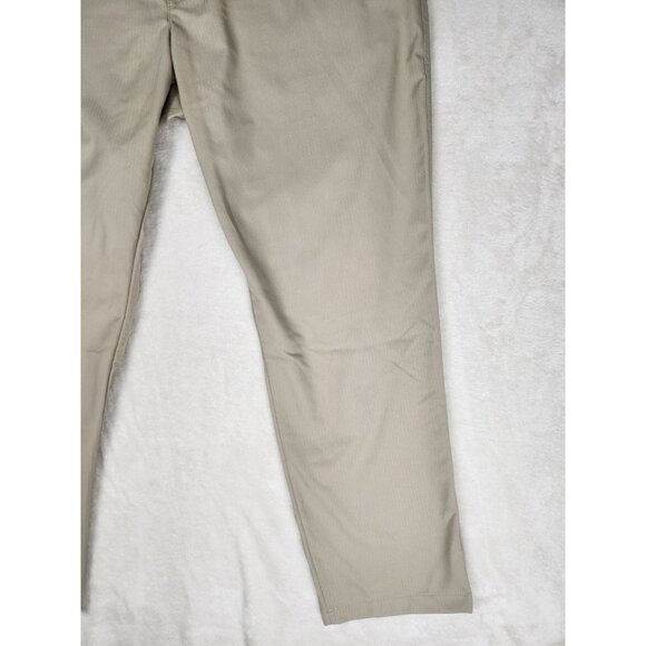 Under Armour Showdown Golf Pants Men's 38 x 32 Beige Performance Stretch Elastic - Picture 4 of 14